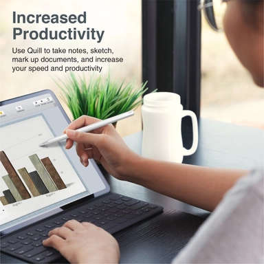 قلم بروميت ستايلس لجهاز iPad مع ميزة رفض راحة اليد باللون الأسود