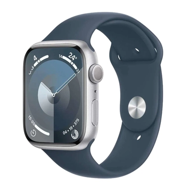 Apple Watch Series 9 GPS 41mm Silver & Storm Blue Band -M/L