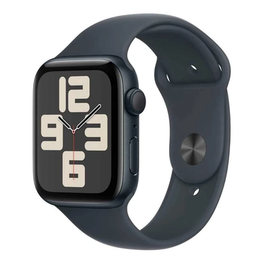 Apple Watch SE GPS 44mm Midnight Aluminium Case with Midnight Sport Band - M/L
