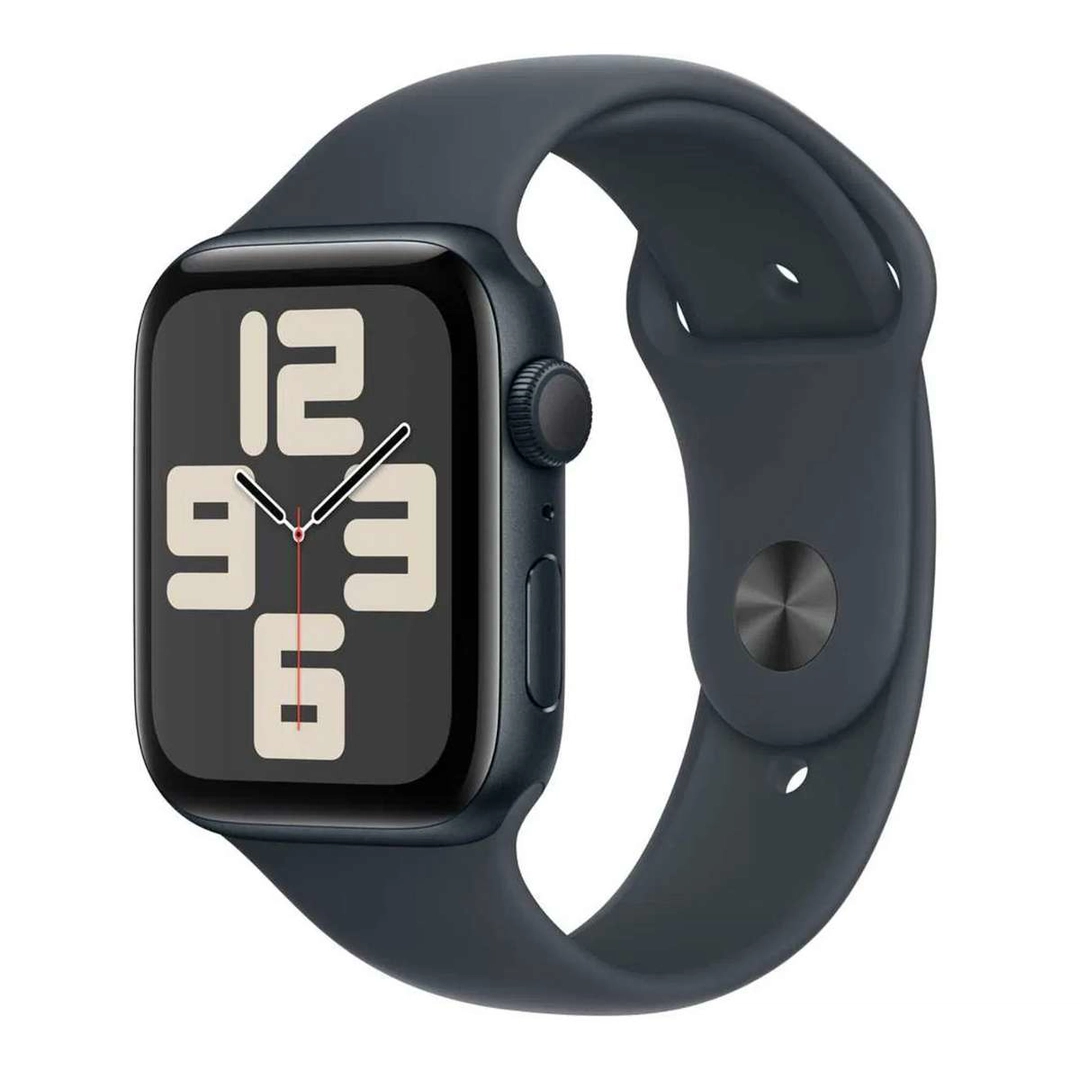 Apple Watch SE GPS 44mm Midnight Aluminium Case with Midnight Sport Band - M/L