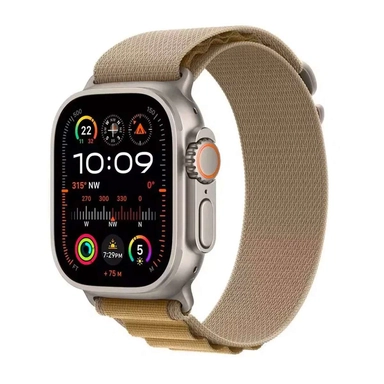 Apple Watch Ultra 2 GPS+Cellular 49mm, Tan Alpine Loop | Almanea