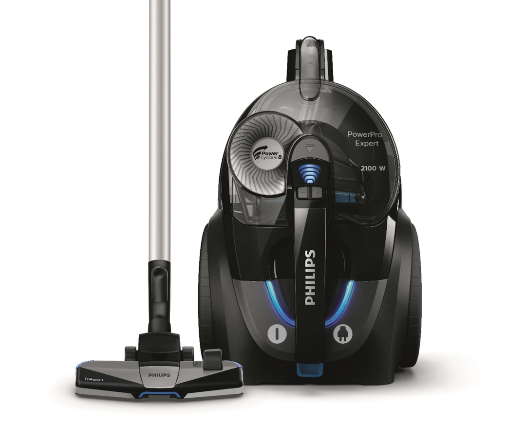 Philips Bagless Vacuum Cleaner, 2L, W2100, Dark Black, FC9732/61