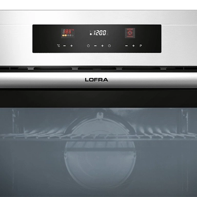 Lofra Built-In Electric Oven 90 cm Steel + Black Glass, FQS9TEE/02900
