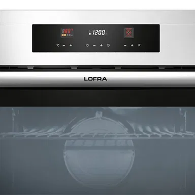 Lofra Built-In Electric Oven 90 cm Steel + Black Glass, FQS9TEE/02900