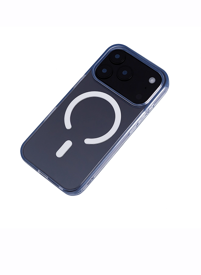 غطاء زوندا شفاف لآيفون 17 برو ماكس مع ماج سيف - أبيض