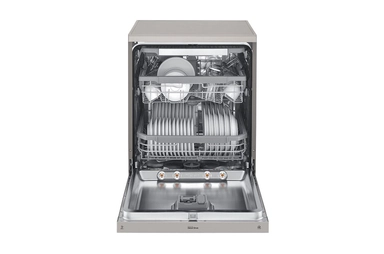 غسالة صحون LG سعة 14 قطعة 10 برامج فضى DFB425FP