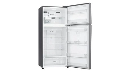 ثلاجة LG بابين 16.9 قدم فضى LT18CBBSLN