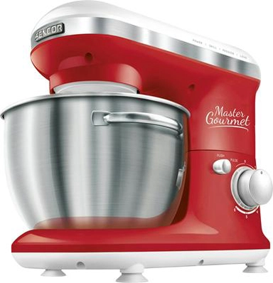 SENCOR Food mixer, 600 Watts, 4 L., Red, STM 3624RD