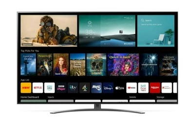 LG Real 4K NanoCell 55 Inch 86 Series, Nano Color,a7 Gen4 AI Processor 4K,Cinema Screen, 55NANO86VPA