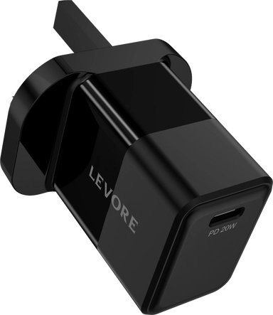 Levore Wall Charger20W1XUSBC Fast Charging Adapter LGW112-BK