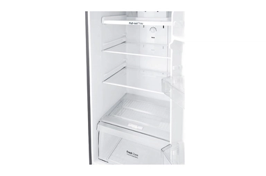 LG 9 Cu.Ft, Top Freezer Refrigerator, Platinum Silver Color, Smart Diagnosis, Inverter Compressor, LT10CBBDIN