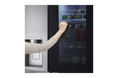 LG Side By Side Refrigerator 21.7 CU.ft, Silver Platinum, LS25HVLVLV