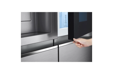 LG Side By Side Refrigerator 21.7 CU.ft, Silver Platinum, LS25HVLVLV