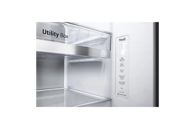 LG Side By Side Refrigerator 21.7 CU.ft, Silver Platinum, LS25HVLVLV