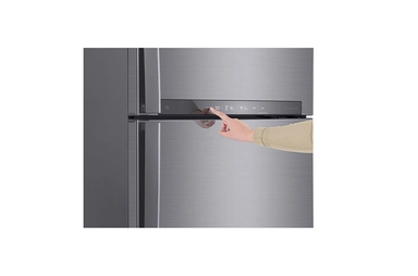 LG Top Freezer Refrigerator 15.4 CU.ft, Smart ThinQ (wifi), Inverter Linear Compressor LT17HBHSLN