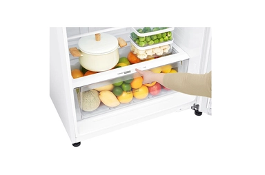 LG Refrigerator, 16.9 Cu.ft, Smart ThinQ Wi-Fi, Linear Compressor LT18CBBWLN