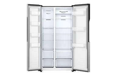 LG Side by Side Refrigerato Inverter Linear Compressor, Mega Capacity, Smart Diagnosis, LS19GBBDI