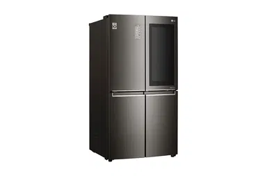 LG 26.7 cu.ft Instaview Door-In- Door Refrigerator, black, Less Cold Air Loss, M334VBMLD
