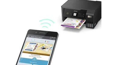 إبسون طابعة A4 ألوان ثلاثية الوظائف ومزوّدة بخاصية Wi-Fi Direct وشاشة LCD