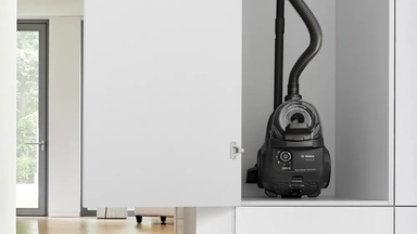 Bosch W2000 Bagless Vacuum Cleaner, 2L, Black, BGS21WBAGB
