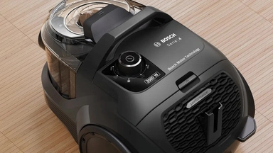 Bosch W2000 Bagless Vacuum Cleaner, 2L, Black, BGS21WBAGB