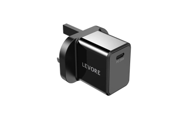 Levore Wall Charger25W1XUSBC Fast Charging Adapter LGW111-BK