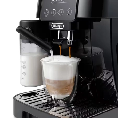 صانعة قهوة ديلونجي 1.8 لتر 15 بار فضي/أسود ECAM220.60.B