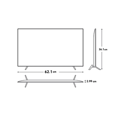 LG 27 Inch, FHD LED TV, Smart TV, 27ART10AKPL