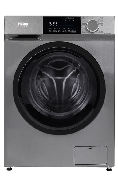 Haam Front Load ,Washing Machine ,10.5 kg, Inverter, Silver, HMFL105SMINV