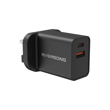 Riversong Wall Charger Safekub d6 AD28 PD30W Black