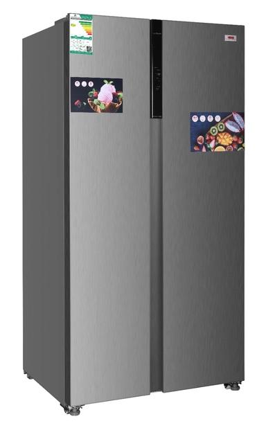 Haam Refrigerator, steel, 18.4 Cu.ft, inverter, HM910SSD-O23INV