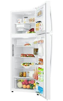 LG Top Freezer Refrigerator 15.4 CU.ft, Smart ThinQ (wifi), Inverter Linear Compressor LT17HBHWLN