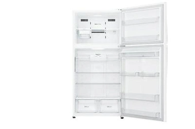LG Top Freezer Refrigerator 20.9 CU.ft, Smart ThinQ (wifi), Inverter Linear Compressor LT22HBHWLN