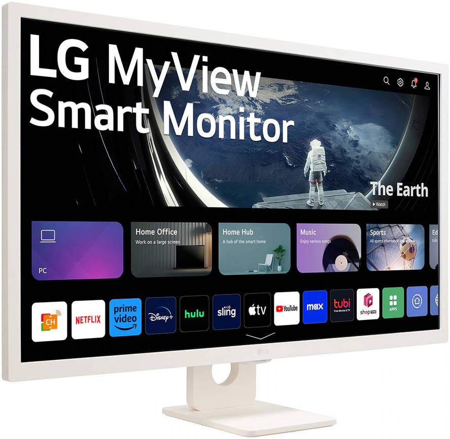 LG 32インチ My View Smart Monitor 32SR50F-W 32SR50F-W | モニター | LG JP