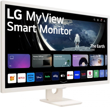 LG Smart Monitor Full HD IPS MyView WebOS 60Hz 32 inch White