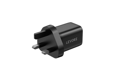 Levore Wall Charger 33W 1XUSBC PD +1XUSBA QC3 Port LGW121-BK