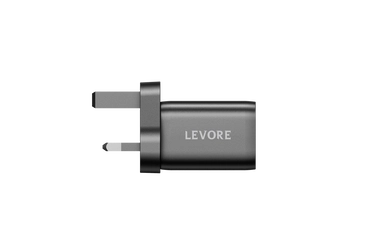 Levore Wall Charger 33W 1XUSBC PD +1XUSBA QC3 Port LGW121-BK