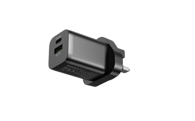 Levore Wall Charger 33W 1XUSBC PD +1XUSBA QC3 Port LGW121-BK