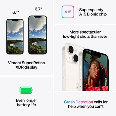 Apple Iphone 14  128GB  5G  Purple