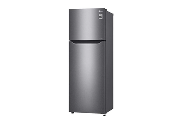 ثلاجة LG  بابين 11 قدم فضى LT12CBBDIN