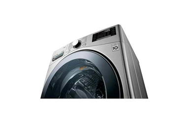 غسالة LG اتوماتيك امامية 17 ك فضي استيل WF1711XMT