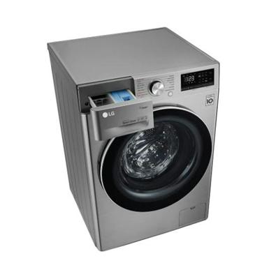 LG automatic washing machine, 8 kg, silver, front loader, WFV0812XM