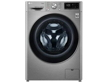 LG automatic washing machine, 8 kg, silver, front loader, WFV0812XM