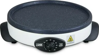 شواية وصانع كريب ومصابيب اكسبير 3*1 1500 واط جرانيت XPCM-508