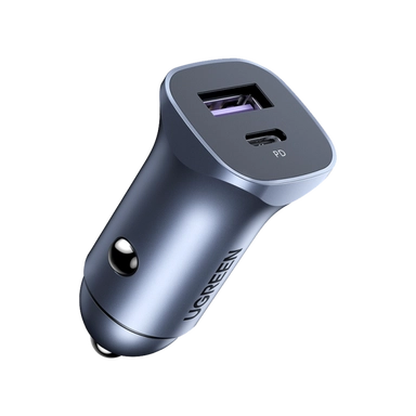 UGREEN A+C Dual Port Car Charger PD 30W Gray Black