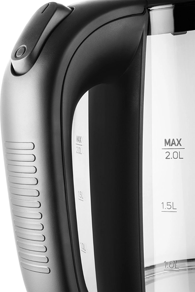 غلاية سينكور زجاج 2لتر 2200 واط أسود * فضى SWK 2080BK