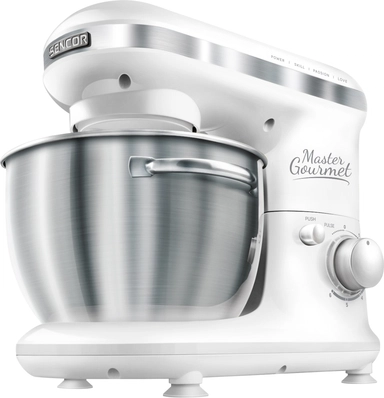 Sencor Stand Mixer 4 Liter 600 Watt White, STM 3620WH