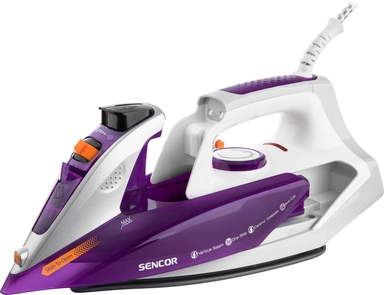 كاوية سينكور بخار 2400 واط ابيض * موف SSI 8710VT