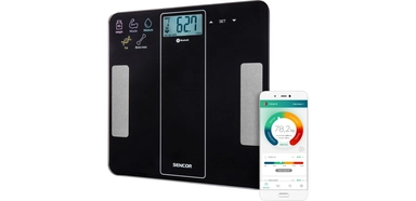 مقياس اللياقة البدنية بلوتوث سينكور 180 كيلو اسود SBS 8000BK