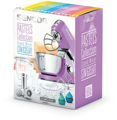 Sencor Stand Mixer 4.5 Liter 1000 Watt Purple, STM 6355VT